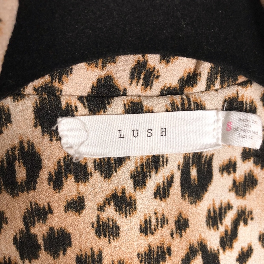 LUSH | Leopard Print Soft Blazer - Picture 3 of 4